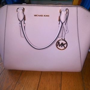 Michael Kors Ciara Large Saffiano Leather Satchel